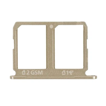 Держатель SIM-карты Samsung G920FD Galaxy S6 Duos, Золотой - 159428