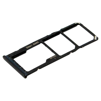 Держатель SIM-карты Samsung M215 Galaxy M21, С разъемом на карту памяти, Черный - 375241
