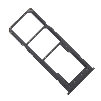 Держатель SIM-карты Samsung A105 Galaxy A10, С разъемом на карту памяти, Черный - 188572