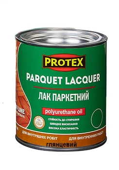 Лак поліуретановий паркетний WOOD LINE PROTEX глянцевий 0.65кг 700мл