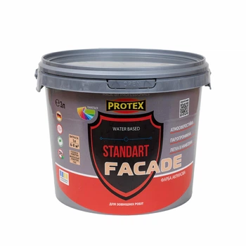 Фарба акрилова FACADE STANDART Protex 3л