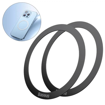 Магнитное кольцо Baseus MagSafe Halo Series Metal Ring 2 шт Black (PCCH000001)