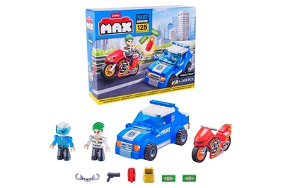 Конструктор Zuru MAX CITY Полиция 83164 125 деталей, коробка 6*20*17см