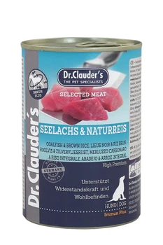 Консервированный корм Dr.Clauder's Selected Meat White Fish & Brown Rice Влажный корм для собак с белой рыбой и коричневым рисом 400 г (32342000)