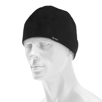 Шапка тактична Mil-Tec флісова демісезон Army Beanie Soft One size Black (12144102)