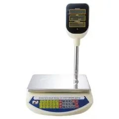 Электронные торговые продуктовые весы до 40 кг Promotec PM 5052 23 х 33 см, с аккумулятором и калькулятором цены и веса