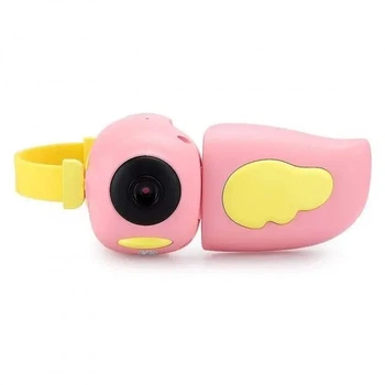 Детский фотоаппарат - видеокамера Kids Camera DV-A100 micro SD 11 х 6 х 5 см, с записью аудио через микрофон, пластиковавя