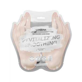 Маска-рукавички для рук Lanbena Niacinamide Hand Mask з ніацинамідом зволожувальна 1 пара