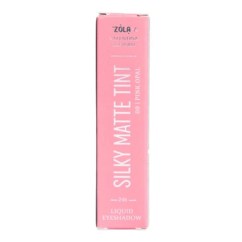 Рідкі тіні для повік ZOLA x Valentina Lelyukh Silky Matte Tint 08 Pink Opal