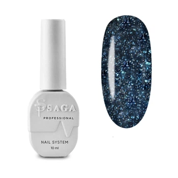 Гель-лак SAGA professional світловідбиваючий Fiery gel #27 10 мл