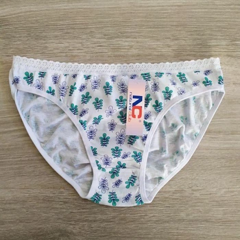 Трусы женские Natural Club 100% хлопок Веточка M зеленый (1011_6)