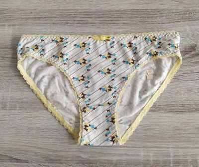 Трусы женские C+3 хлопок бикини кружево Ассорти XL белый (122_8)