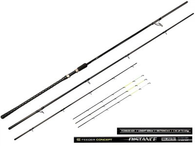 Удилище фидерное Feeder Concept Distance BLACK 100 4.20 FCDIB100-420