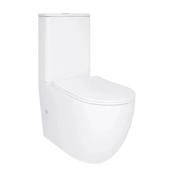 Напольный унитаз Qtap Robin Ultra Quiet безобедочный с сиденьем Soft-close для ванной комнаты туалетный унитаз (600575)