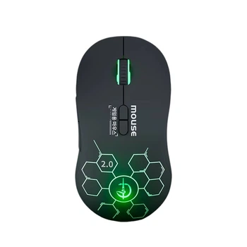 Мышь беспроводная игровая Holy Sword M600 RGB подсветка 12800 DPI 2,4G+Bluetooth Black