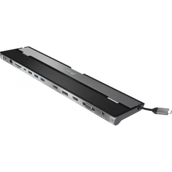 Порт-репликатор J5create Dock-Station USB-C 10-in-1 (HDMI/PD/USB-A/USB-C/LAN/картридер/audio) (JCD543-N)