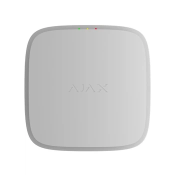 Сповіщувач Ajax EN54 FireProtect (Smoke/Sounder) пожежний димовий зі звуковим оповіщувачем Білий