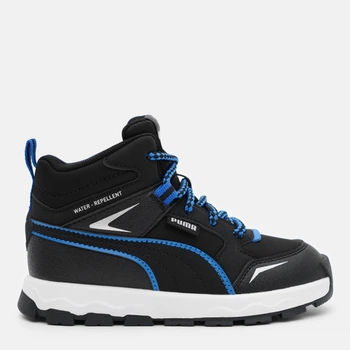 Дитячі демісезонні черевики для хлопчика Puma Evolve Trail PS 39764501 28 (10) Black/Hyperlink Blue (4067979747813)