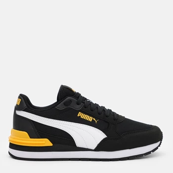 Подростковые кроссовки для мальчика Puma ST Runner v4 Mesh Jr 39987603 37 (4UK) Puma Black-Puma White-Tangerine (4067979865647)