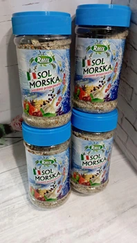 Набір сіль морська харчова з італійськими спеціями RMIX 700 г 4 шт