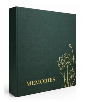 Альбом для фотографій 10х15 см на 800 фото з чорними сторінками Gedeon ART194 Memories