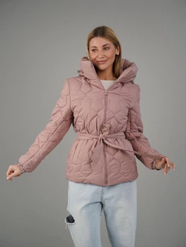 Демисезонная женская модная куртка UF-Fashion Santa-KL бежевый M