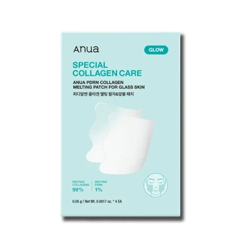 Патчі для обличчя із розплавним колагеном і PDRN ANUA PDRN Collagen Melting Patch For Glass Skin