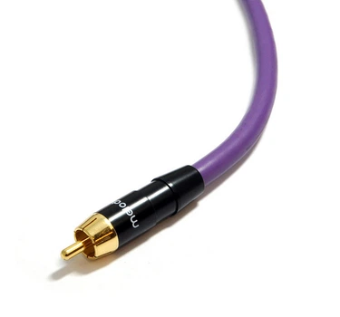 Аудиокабель Melodika Purple Raine Cable RCA - RCA length 1m (MDCX10)