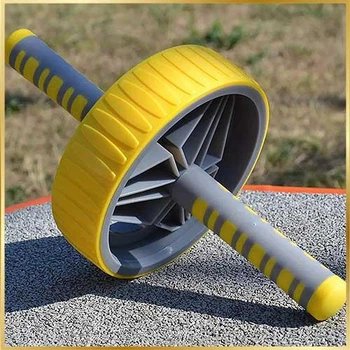 Ролик для пресса гимнастический колесо тренажер для дома PowerPlay PP-4344 AB Wheel Pro