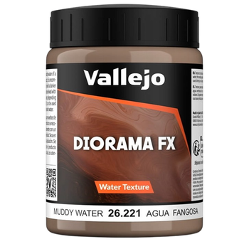 Паста Vallejo 26221 Diorama FX Текстури води – Каламутна вода 200 мл (8429551262217)