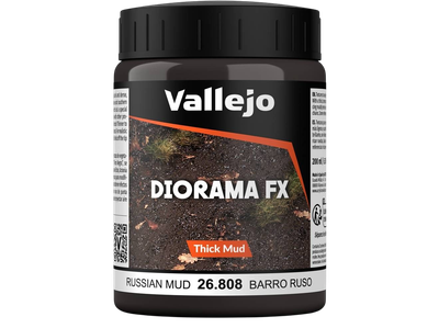 Паста Vallejo 26808 Diorama FX Густа багнюка – Російська багнюка 200 мл (8429551268080)