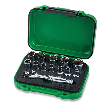 Набор головок с трещоткой Toptul 1/4" 13 предметов (GABW1301)