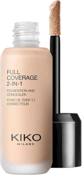 Тональний флюїд Kiko Milano Full Coverage 2 в 1 N01 Neutral 25 мл (8059385022024)