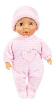 Пупс Bayer Design My First Baby з мотивом серця 28 см Світло - рожевий 92802AT (4003336411898)