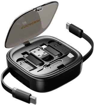Органайзер ESSAGER Jicheng Multifunctional Retractable Cable Organizer Box Black (ECJHZ-JC01-P)