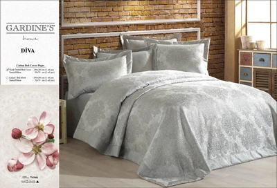 Покрывало с наволочками Diva Grey 240 x 260 см Gardines (pbe0051068)