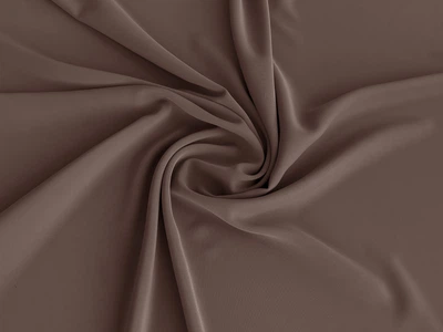 Ткань Костюмка шелковистая кофе с молоком, пог. м. (к71, 2511016, к4)