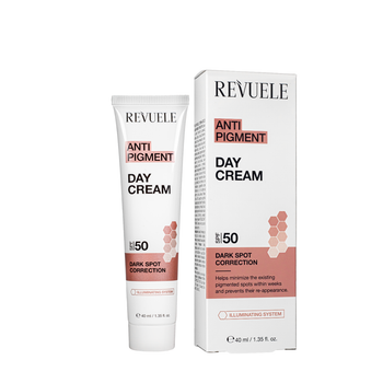 Крем для обличчя відбілюючий антипігментний Revuele Anti Pigment Day Cream SPF 50, 40 мл