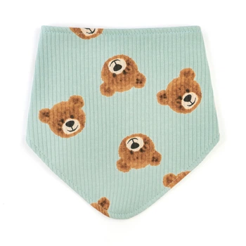 Слинявчик-бандан з непромокаючою вставкою Cute bear інтерлок