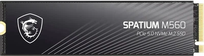 SSD диск MSI Spatium M560 2TB NVMe M.2 2280 PCIe 5.0 3D NAND TLC (S78-440Q940-P83)