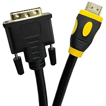 Мультимедійний кабель HDMI to DVI / DVI to HDMI, 2.0V, OD8.0, 4K, 3840p, 3m, black