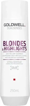 Szampon do włosów farbowanych Goldwell Dualsenses Blondes & Highlights Anti-Yellow przeciw żółknięciu 250 ml (4021609028567)