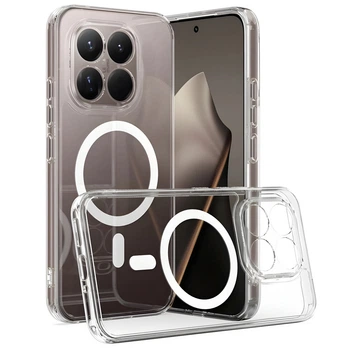 Протиударний чохол Clear для Xiaomi 15T прозорий MagSafe