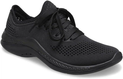 Кроксы кроссовки Crocs LiteRide 360 Pacer Black/Black 46