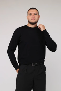 Джемпер мужской XL цвет черный YUKI ЦБ-00275930