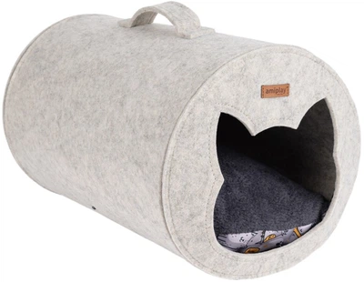 Тунель для кота Amiplay Quick Press 2в1 Hygge Бежевий (5907563303140)