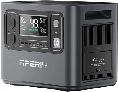 Зарядна станція Aferiy AF-P280, 2800 Вт, 2048 Вт/год, 2800W/2048Wh 640000mAh Power Bank LifePo4 Grey