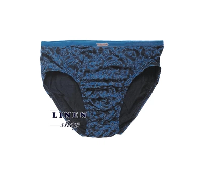 Черно-синие мужские трусы брифы ткань модал Colour style TASO 3637 XL