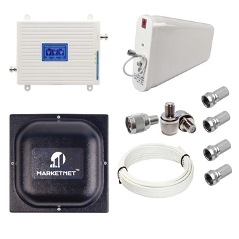 Репитер усилитель мобильной связи и интернета SS96-GDW GSM 3G 4G 900 1800 2100 МГц (10/17 дБи)