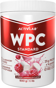 Białko ActivLab WPC Standard 500 g Malinowe marshmallow (5903260909739)